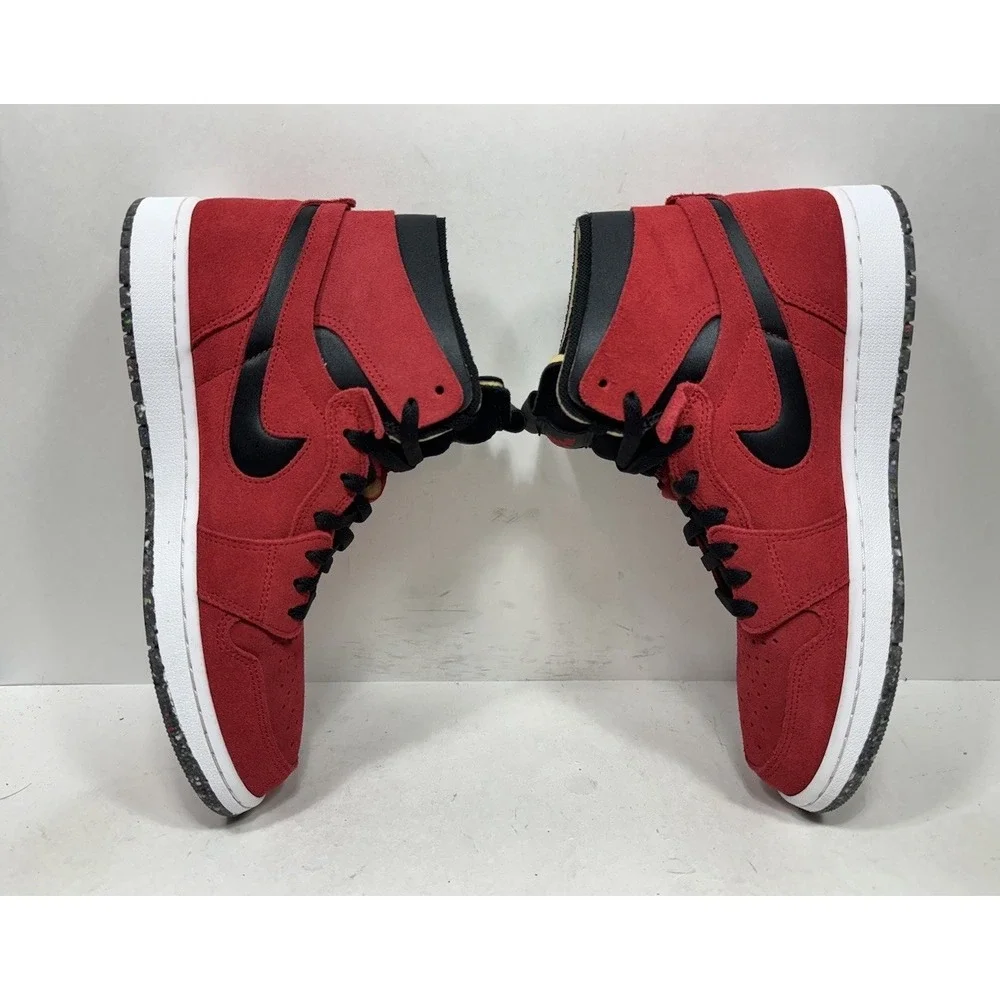 Jordan 1 High Zoom‎ Air Comfort Red Suede Men's Size 10 CT0978-600 Shoes